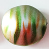 Spray-Painted Acrylic Beads, 32x29mm Hole About:2mm, Sold by Bag