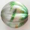 Spray-Painted Acrylic Beads, 13mm Hole About:2mm, Sold by Bag