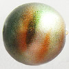 Spray-Painted Acrylic Beads, Round, 15mm Hole About:3mm, Sold by Bag