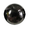 Jewelry findings, CCB Plastic Beads, Plumbum black, Round 8mm Hole:2mm, Sold by Bag