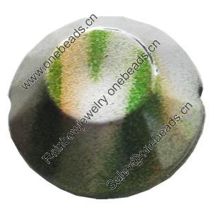 Spray-Painted Acrylic Beads, 20mm Hole About:2mm, Sold by Bag