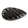 Jewelry findings, CCB Plastic Beads, Plumbum black, Flat Teardrop 28x16mm Hole:1.5mm, Sold by Bag