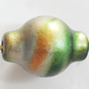 Spray-Painted Acrylic Beads, Lantern, 17x12mm Hole About:2mm, Sold by Bag