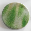 Spray-Painted Acrylic Beads, Flat Round, 22mm Hole About:3mm, Sold by Bag