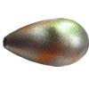 Spray-Painted Acrylic Beads, Teardrop, 21x12mm, Sold by Bag