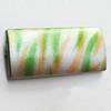 Spray-Painted Acrylic Beads, 40x19mm Hole About:3mm, Sold by Bag