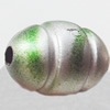 Spray-Painted Acrylic Beads, 14x10mm Hole About:2mm, Sold by Bag