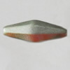 Spray-Painted Acrylic Beads, 24x8mm Hole About:2mm, Sold by Bag