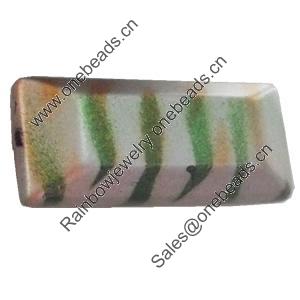 Spray-Painted Acrylic Beads, 38x16mm Hole About:2.5mm, Sold by Bag