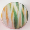 Spray-Painted Acrylic Beads, 41mm Hole About:2.5mm, Sold by Bag