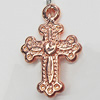 Jewelry findings, CCB Plastic Pendants, Original, Cross 13x20mm Hole:2mm, Sold by Bag