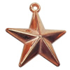 Jewelry findings, CCB Plastic Pendants, Original, Star 30x35mm, Sold by Bag