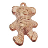 Jewelry findings, CCB Plastic Pendants, Original, Bear 23x36mm, Sold by Bag