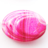 Spray-Painted Acrylic Beads, 19x13mm, Sold by Bag