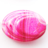 Spray-Painted Acrylic Beads, 19x13mm, Sold by Bag