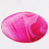Spray-Painted Acrylic Beads, Twist Flat Oval, 30x20mm, Sold by Bag