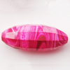 Spray-Painted Acrylic Beads, Faceted Oval, 31x12mm, Sold by Bag