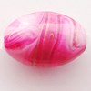 Spray-Painted Acrylic Beads, Oval, 20x13mm, Sold by Bag
