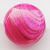 Spray-Painted Acrylic Beads, Flat Round, 18x17mm, Sold by Bag