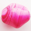 Spray-Painted Acrylic Beads, Bicone, 14x12mm, Sold by Bag