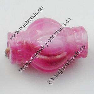 Spray-Painted Acrylic Beads, Lantern, 18x12mm, Sold by Bag