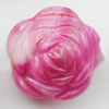 Spray-Painted Acrylic Beads, Flower, 16x15mm, Sold by Bag