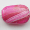 Spray-Painted Acrylic Beads, 15x11mm, Sold by Bag