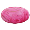 Spray-Painted Acrylic Beads, Flat Oval, 50x28mm, Sold by Bag