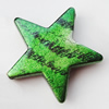 Spray-Painted Acrylic Beads, Star 28mm, Sold by Bag