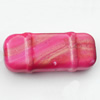 Spray-Painted Acrylic Beads, 31x13mm, Sold by Bag