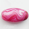 Spray-Painted Acrylic Beads, Oval, 40x20mm, Sold by Bag