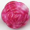 Spray-Painted Acrylic Beads, Flower, 24mm, Sold by Bag