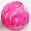 Spray-Painted Acrylic Beads, 23mm, Sold by Bag