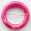 Spray-Painted Acrylic Beads, Donut, 34mm, Sold by Bag
