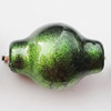 Spray-Painted Acrylic Beads, Lantern 17x12mm, Sold by Bag