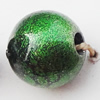 Spray-Painted Acrylic Beads, Round 10mm, Sold by Bag