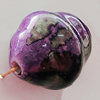 Spray-Painted Acrylic Beads, 25x21mm Hole:3mm, Sold by Bag