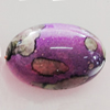 Spray-Painted Acrylic Beads, Oval 30x20mm Hole:4mm, Sold by Bag