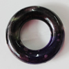 Spray-Painted Acrylic Beads, Donut O:24mm I:13mm Hole:1.5mm, Sold by Bag