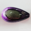 Spray-Painted Acrylic Beads, Teardrop 21x12mm Sold by Bag