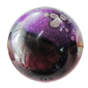 Spray-Painted Acrylic Beads, Round 16mm Sold by Bag
