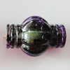 Spray-Painted Acrylic Beads, Lantern 18x12mm Sold by Bag