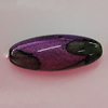 Spray-Painted Acrylic Beads, Oval 31x12mm Sold by Bag
