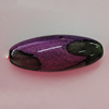 Spray-Painted Acrylic Beads, Oval 31x12mm Sold by Bag