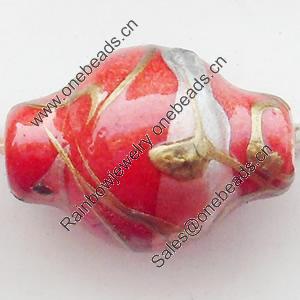 Spray-Painted Acrylic Beads, Lantern, 16x12mm Sold by Bag