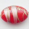 Spray-Painted Acrylic Beads, 20x13mm Sold by Bag