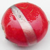 Spray-Painted Acrylic Beads, 11mm Sold by Bag