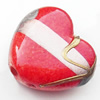 Spray-Painted Acrylic Beads, Heart, 15x16mm Sold by Bag