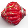 Spray-Painted Acrylic Beads, Lantern, 19mm Sold by Bag