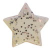 Spray-Painted Acrylic Beads, Star 14mm, Sold by Bag 